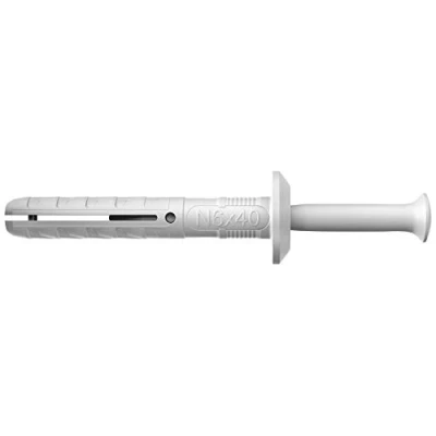 Bild av Fischer 50342 N 6 x 40/7 P K Sømrawplug 40 mm 50 stk