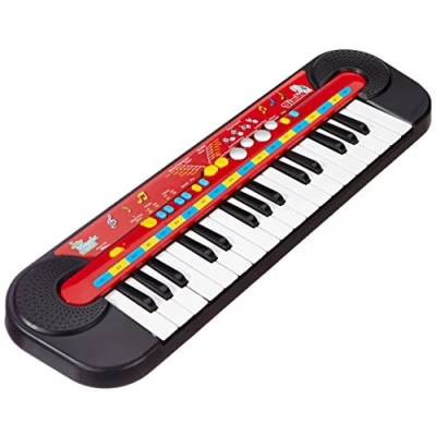 Bild av Simba 106833149 My Music World Keyboard Från World, 32 Tangenter, 15 Demos, 8 Rytmer och 4 Trumljud, 45x13 cm, 3 år