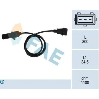 Bild av FAE 79296 Capteur d&#039;impulsions 3 inductif FIAT: Panda I 3/5 portes, II 5 Seicento / 600 portes