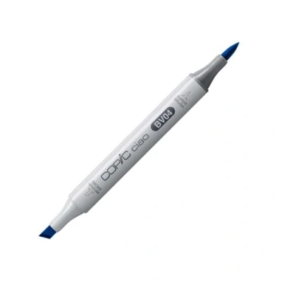 Bild av COPIC Ciao märkpenna typ BV 04, blå bär, mångsidig layoutmärkpenna med en medelbred och penselspets