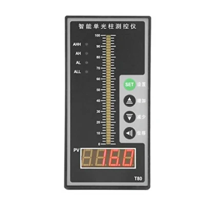 Bild av Nivåsensor T80, AC220 V 420 mA intelligent tryckregulator vätskenivåindikator, vattennivågivare, nivågivare, ljuspelare