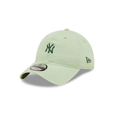 Bild av New Era MLB Grön unconstructed Keps York Yankees Mini Logo 9TWENTY Green Dad Cap @ Hatstore