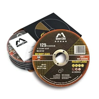 Bild av Merryland Kapskiva 125 Metall Rostfritt Stål Järn Skärskiva för Vinkelslipar, X 1,0 mm Tunn Flexibel Skiva 25pcs, Expert Line E12081042