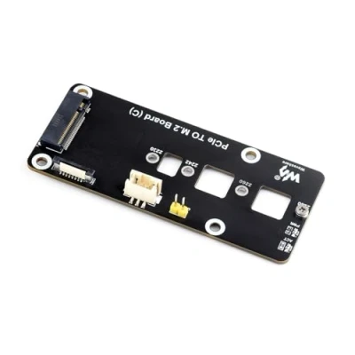 Bild av Waveshare PCIe till M.2 adapterbräda (C) Kompatibel med Raspberry Pi 5, stöder NVMe Protocol 2230/2242/2260/2280 storlek Solid State Drive, Booting PI5 från Drive