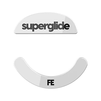Bild av Superglide snabbaste och smidigaste musfötterna/skridskor gjorda med ultrastark felfritt glas, supersnabbt, slät hållbar sula för Pulsar Xlite Wireless / V2 &amp; Mini trådlös spelmus (vit)
