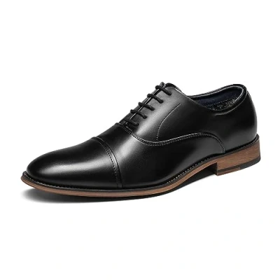 Bild av Bruno Marc klassiska Oxfords formella finskor brogues Derbys för affärer, bröllop och fest, Svart, 42.5 EU