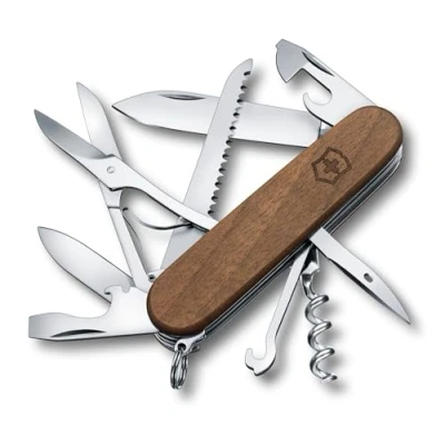 Bild av Victorinox, Schweizer Taschenmesser, Huntsman, Multitool, 13 Funktionen, Klinge, gross, Korkenzieher, Dosenöffner