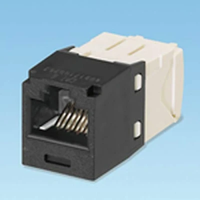 Bild av PANDUIT Mini com module cat 6 utp 8 pos wire universal black.