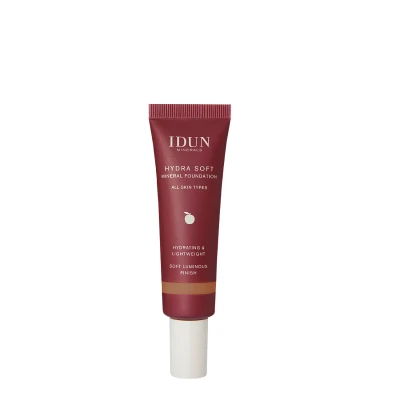 Bild av IDUN Minerals Hydra Soft Mineral Foundation Alva Light brown neutral 30 ml