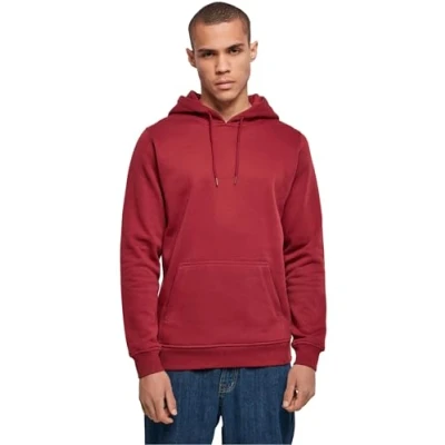 Bild av Build Your Brand Heavy Hoody Huvtröja, vinröd, 4XL