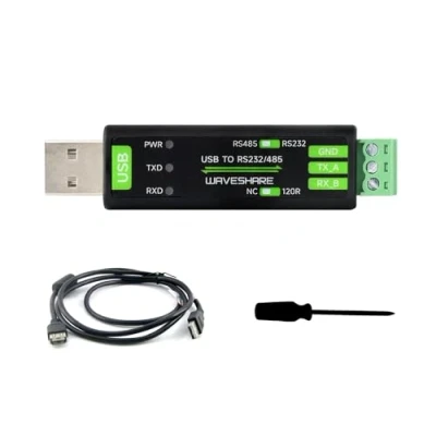 Bild av Waveshare USB to RS232/485 Serial Converter, Onboard Original FT232RNL Chip, Features More Stable Transmission, Suitable for Multiple Devices, compatible with Mac/Linux/Android/Win11/10/8.1/8/7, etc