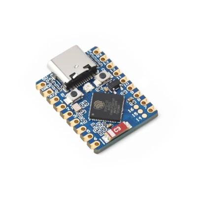 Bild av Waveshare ESP32 S3 Mini Development Board, Based On S3FH4R2 Dual Core Processor, 240MHz Running Frequency, 2.4GHz Wi Fi &amp; BT 5, Castellated Module, Suitable for SMD Applications
