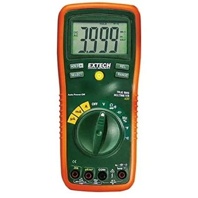 Bild av Extech EX430A Hånd multimeter digital CAT III 600 V Visning (counts): 4000