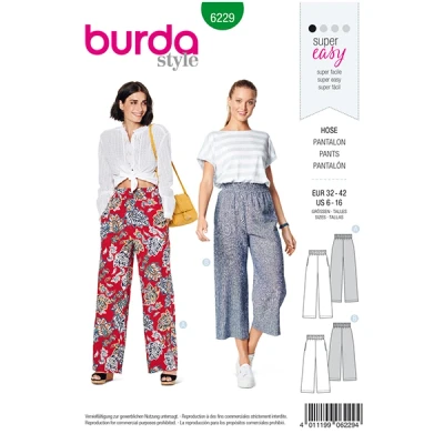Bild av Byxor, Burda 6229 32 42