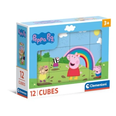 Bild av Clementoni Pussel Peppa Pig 12 Bitar Supercolor, För Barn 3 5 år, 41195
