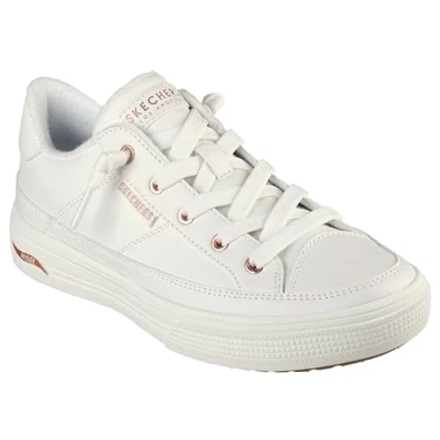 Bild av Skechers Dam Arch Fit Arcade on My Way Sneaker, Vitt, 38 EU
