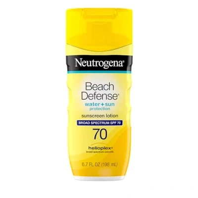 Bild av Neutrogena Beach Defense LSF 70 lotion (solskydd) från USA