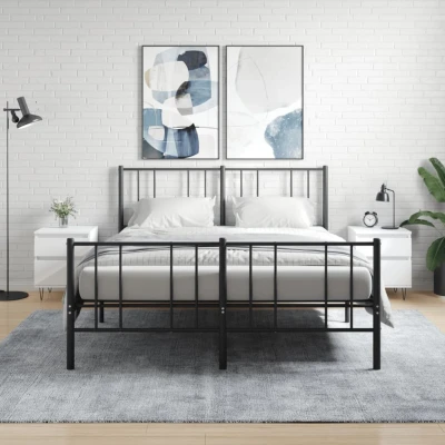 Bild av vidaXL Sängbord 2 st vit 40x35x50 cm konstruerat trä