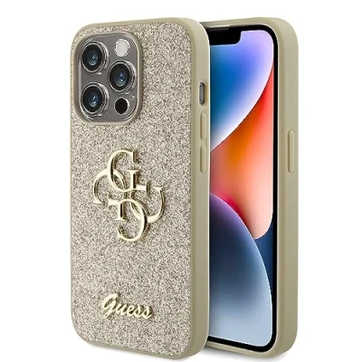 Bild av CG MOBILE Guess fast glitterfodral för iPhone 15 Pro Max (guld)