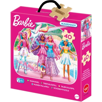 Bild av Kärnan Barbie Träpussel 40 Bitar