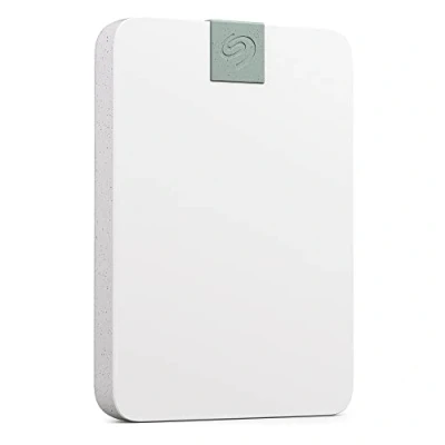 Bild av Seagate Ultra Touch HDD, 2 TB, extern hårddisk, Molnvit, återvunnet material efter konsument, USB C kompatibilitet med PC, Mac &amp; Chromebook, Dropbox Mylio ingår, år Rescue Services (STMA2000400)