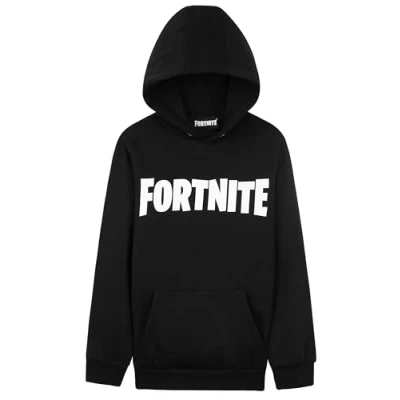 Bild av Fortnite hoodie för pojkar, spelbyxa barn, officiella presenter pojkar (svart, 14 15 år)