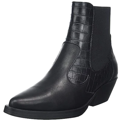 Bild av ONLY ONLBRONCO 2 kort PU cowboy boot NOOS stövletter, svart, 38 EU, EU