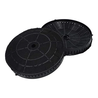 Bild av LUTH Premium Profi Parts 2 x aktivt kolfilter för Whirlpool 484000008824 Ikea Nyttig FIL 440 Elica CFC0038668 köksfläkt