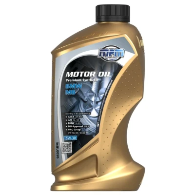 Bild av Mpm Premium Synthetic BMW / MB 5W 30 1I Huile moteur 05001BM VOLKSWAGEN: Golf 4, Polo V 3/5 portes, 7, BMW: 3 Berline, 5 Touring