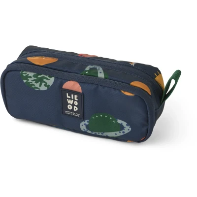 Bild av LIEWOOD Andrey Pencil Case Pennfodral för barn 2510 Universe / Classic Navy W14 x D8 H28 cm