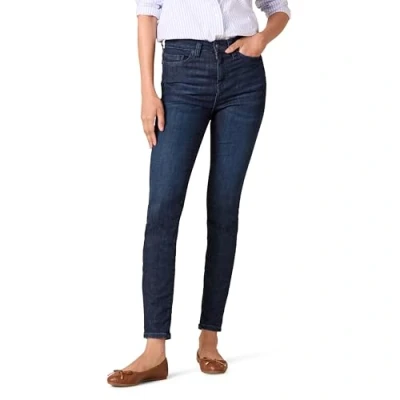 Bild av Amazon Essentials damjeans hög midja, mörk tvätt, 10 lång