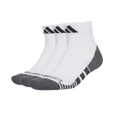 Bild av adidas Unisex Vuxen PERFORMANCE CLIMACOOL CUSHIONED QRT 3P, Black/White, 10K 11.5K