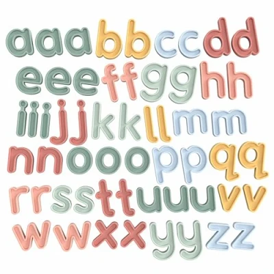 Bild av Inspirera min lek alfabetet bokstäver för barn stavning set ABC leksaker 3 åringar sensorisk och rörig