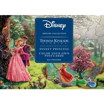 Bild av Disney Dreams Collection Thomas Kinkade Studios Princess Color Your Own P