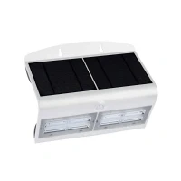 Bild av V TAC Solar vägglampa VT 767 7 W 8278 LED (RGB) 7,00 Dagsljus Vit Vit, Svart