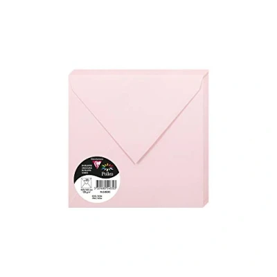 Bild av Clairefontaine Ref 5483C pollenkuvert (paket med 20) 165 x mm storlek, 120 gsm papper, gummerad tätning, bläckstråleskrivare och laserskrivare, syrafri rosa