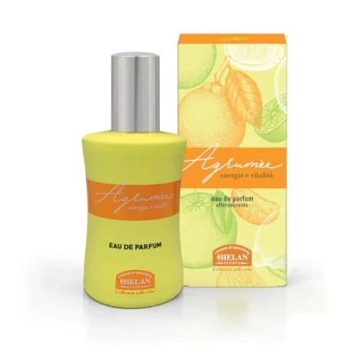 Bild av Helan, Agrumèe Färska noter citrus doft för kvinnor, Eau de Parfum kvinnor med blommor av ros och jasmin, kvinnlig bärnstensfärgad lätta glittrande dofter tillverkad i Italien, 50 ml
