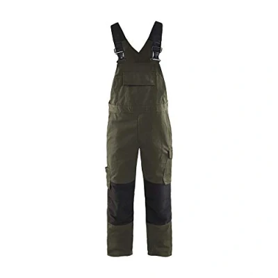 Bild av HÄNGSELBYXA 2695 1330 STRETCH MÖRK OLIVGRÖN/SVART D108 Beijerbygg Byggmaterial