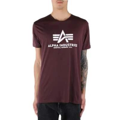 Bild av Alpha Industries Tshirt med print, Storlek: Small, Red