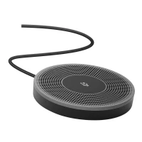 Bild av Logitech MeetUp Extra mikrofon, bredbandsljud med brusreducering, Bluetooth, tystgående, LED skärmar, kompatibel videokonferens webbkameror, för större mötesrum svart