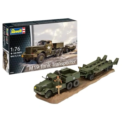 Bild av Revell 03364 M19 Tank Transporter 1:72 Skala Obyggd/Omålad Plastmodellsats