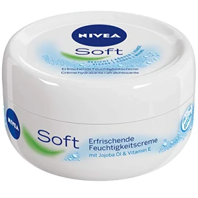 Bild av NIVEA 4 pack mjuk kräm, uppfriskande fuktkräm, x 200 ml degel