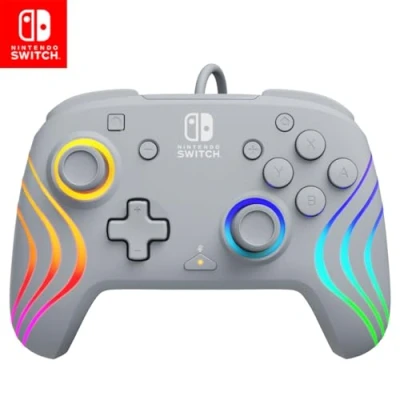 Bild av Official Switch Afterglow Wave Wired Controller, Prismatic, Grå