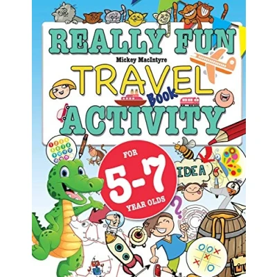 Bild av Really Fun Travel activity book for 5 7 year Olds: &amp; educational five to seven old children