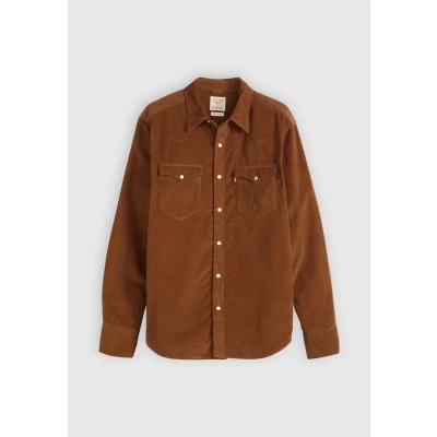 Bild av Levi&#039;s Barstow Western Standard Skjorta, Storlek: Medium, Bison corduroy