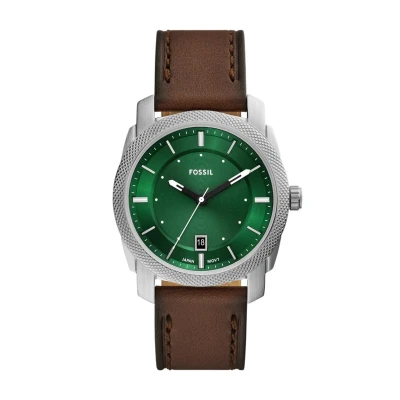 Bild av Fossil herr analog kvartsur med läderarmband FS6085, BRUN