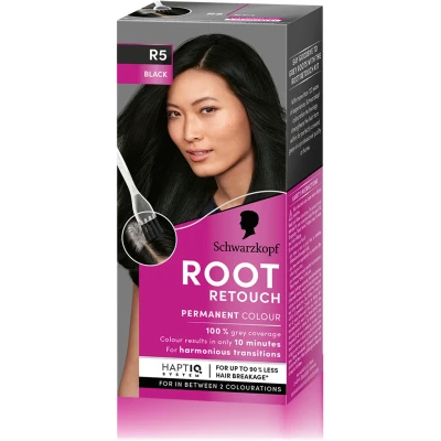 Bild av Schwarzkopf Root Retouch Permanent Color R5 Black 1 pcs