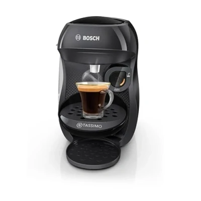 Bild av Bosch Tassimo Happy Friendly kaffebryggare, upp till 70 drycker, OneTouch, INTELLIBREW™, svart, TAS102E