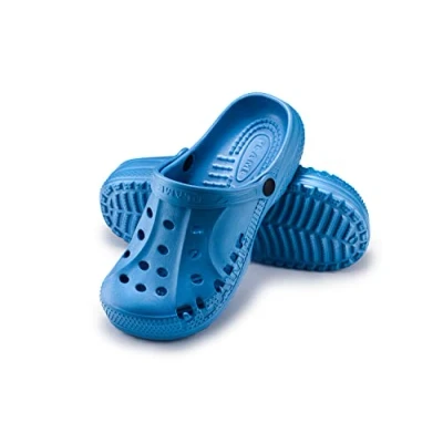Bild av ESTRO Trädgårdsskor Herr Tofflor Dam Unisex Trädgård Clogs Gummi Lätta Sommar A78 (42, Blå)