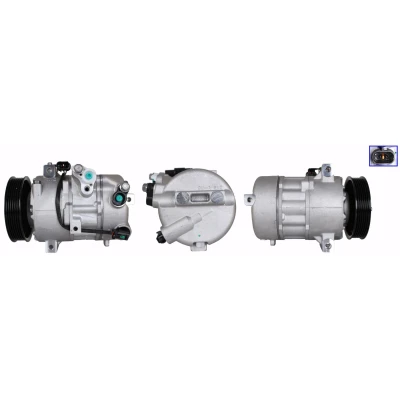 Bild av LUCAS ACP01310 Compresseur De Climatisation PAG 46 YF R 134a, 1234yf KIA: SORENTO 2